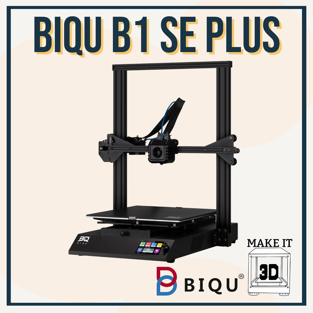 Biqu B1 SE Plus large FDM 3D Printer 310x310x340mm Beginner friendly and easy assembly