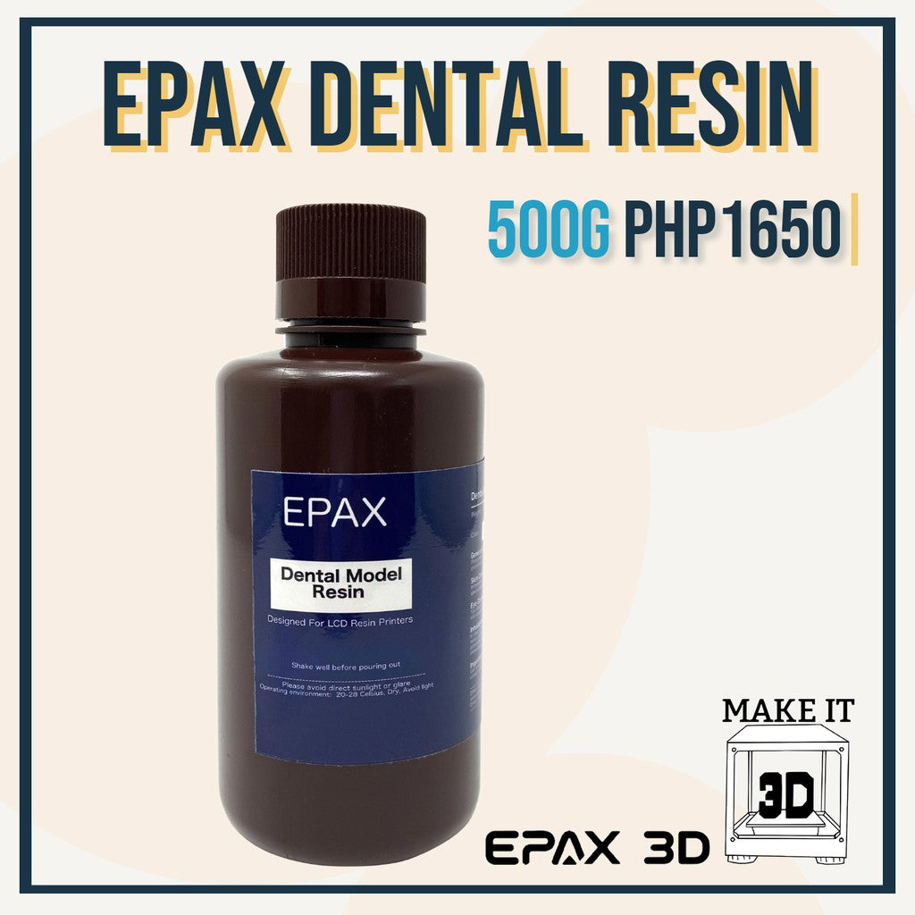 EPAX 500g Dental Resin - Specialty 3D Printing Resin for mSLA 405nm 3D Printer