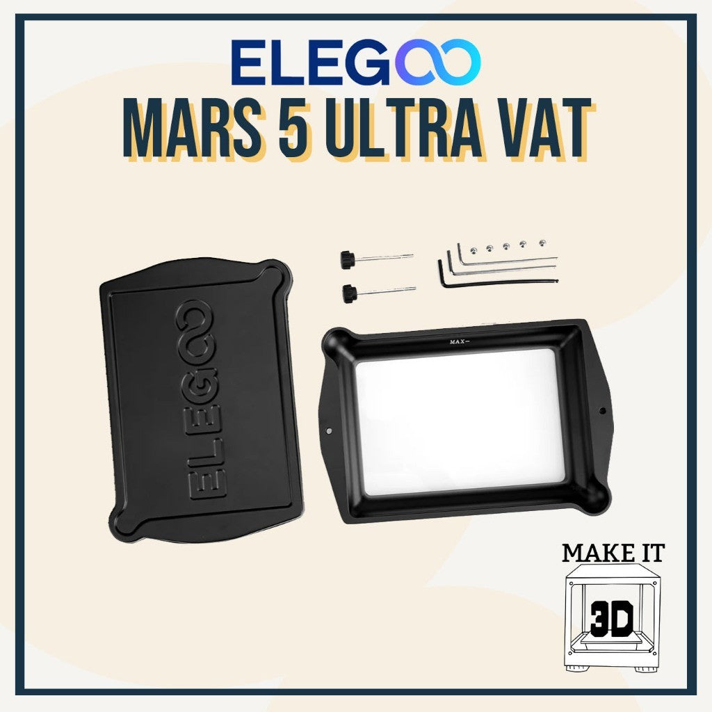 Elegoo Vat Tank for Resin 3D Printer Saturn 3 Ultra, Saturn 4 Ultra, Mars 4 Ultra, Mars 5 Ultra