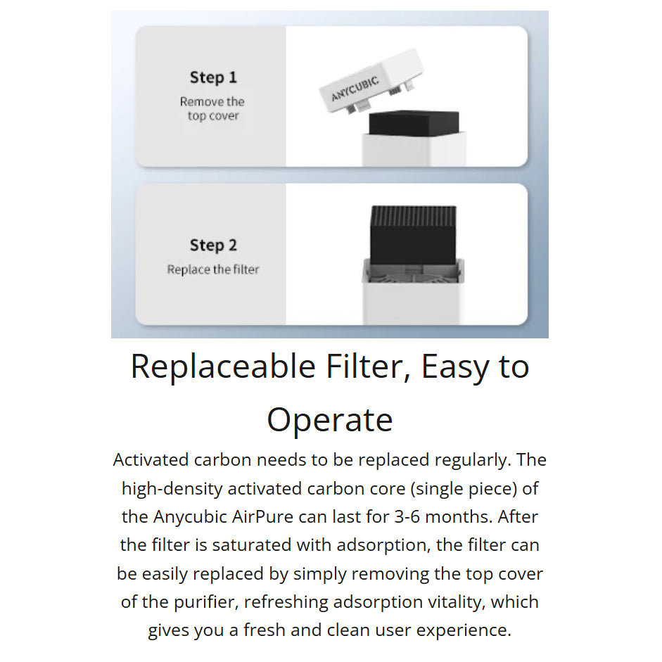 Anycubic AirPure USB resin 3D printer air purifier