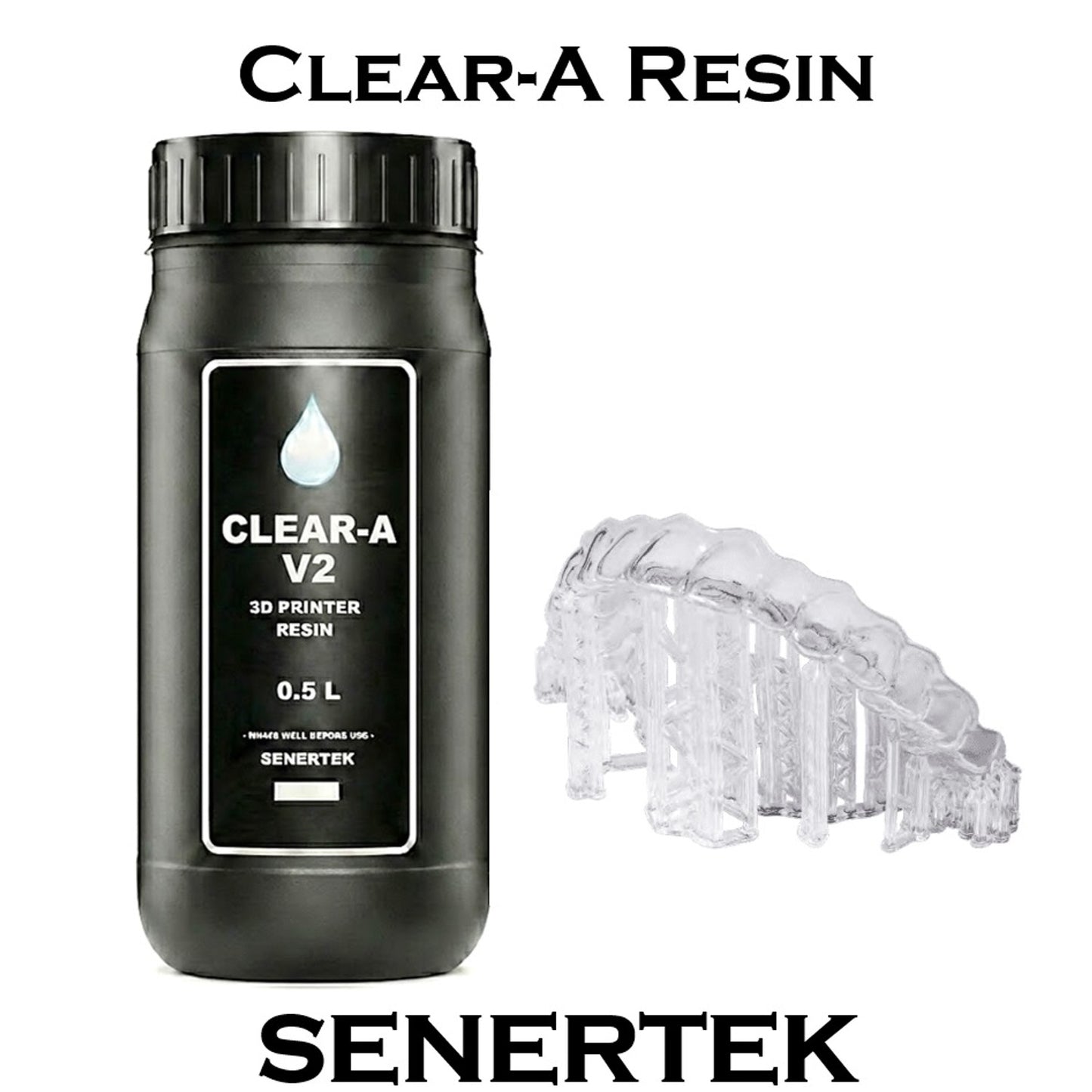 Senertek Clear-A V2 | Crystal-Clear Dental Resin (Philippines)