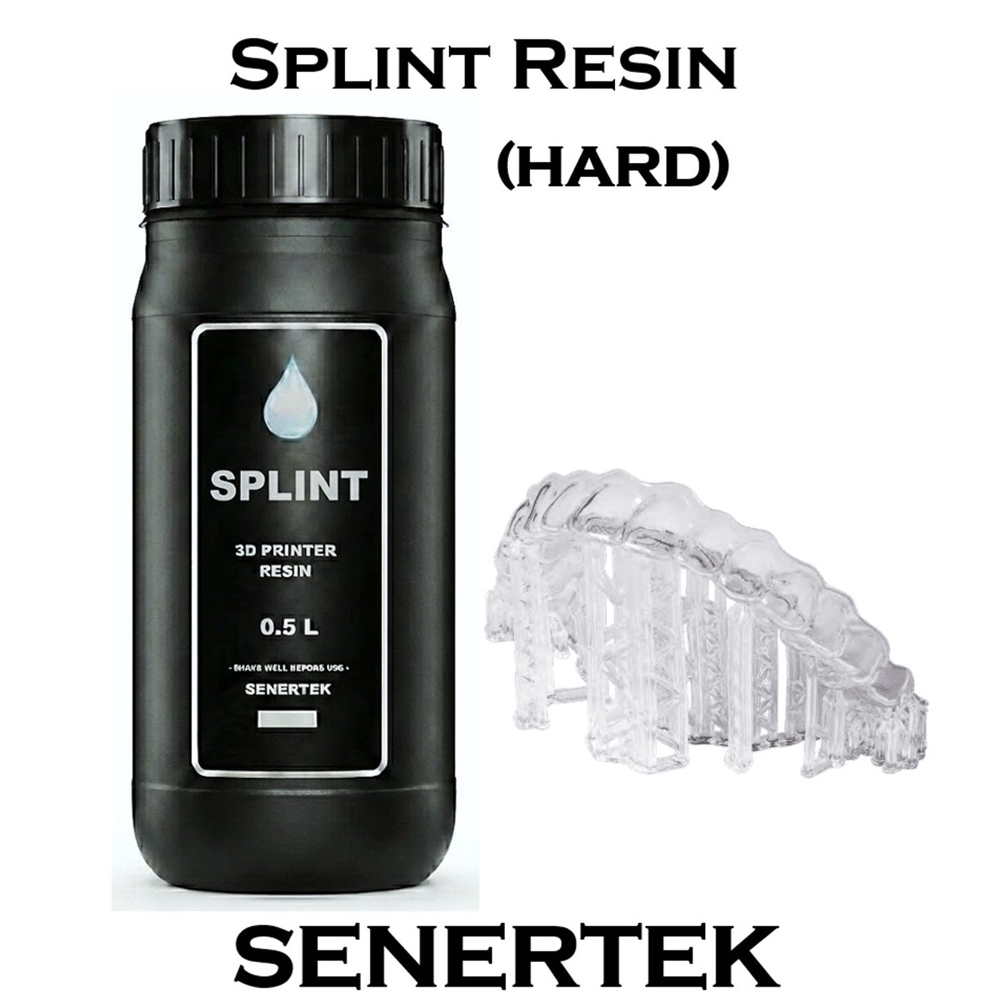 Senertek Splint V2 (Hard) | Rigid Occlusal Splint Dental Resin (Philippines)