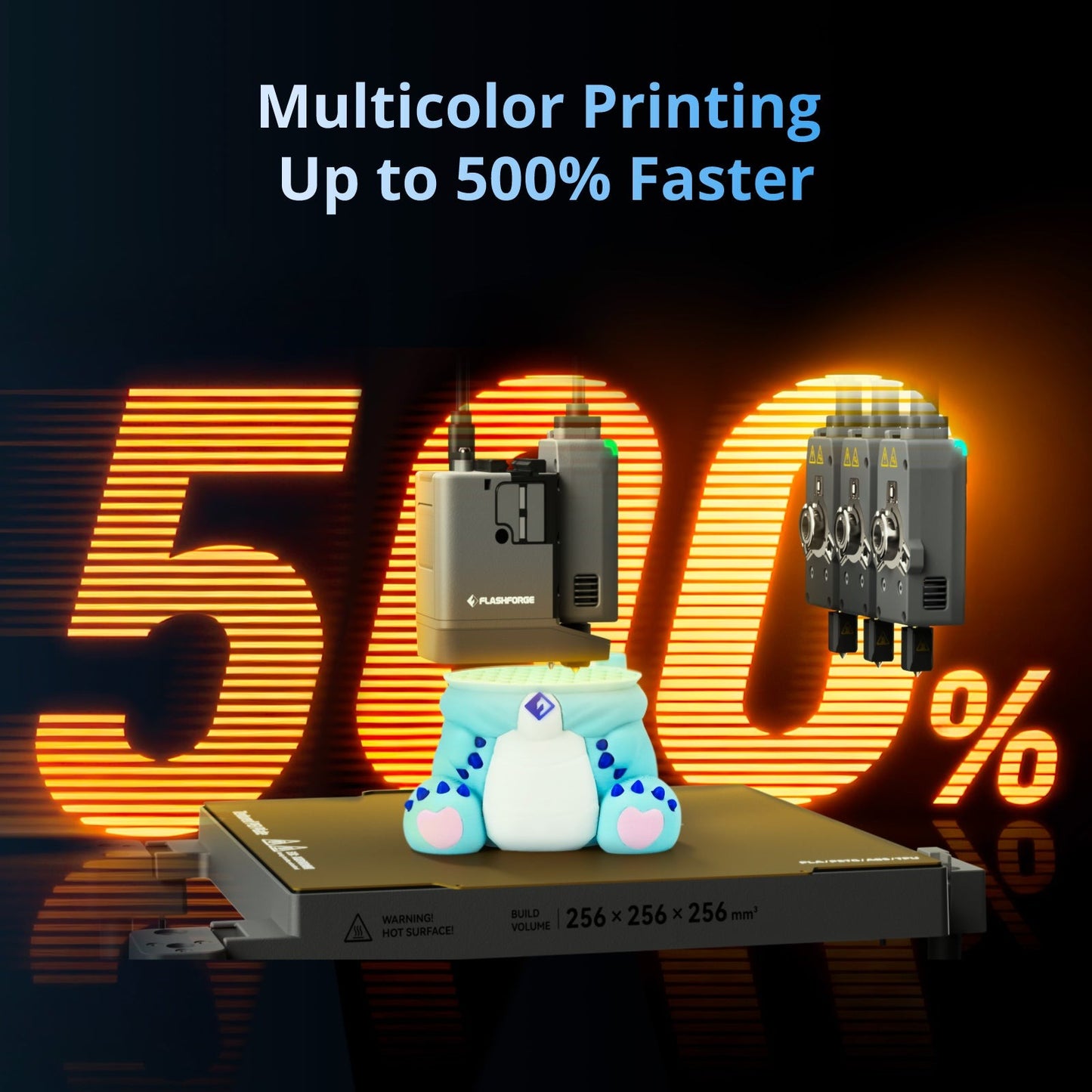 FlashForge Creator 5 | 4-Toolhead Multi-Color FDM 3D Printer (Philippines)