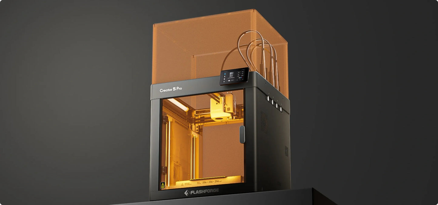 FlashForge Creator 5 Pro | Enclosed 4-Toolhead Multi-Color FDM 3D Printer (Philippines)