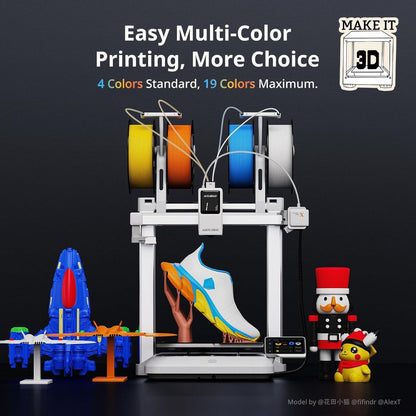 Anycubic Kobra X | 4-Color Multi-Material FDM 3D Printer (Philippines)