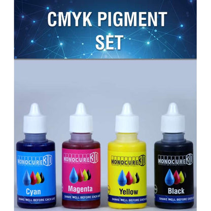 MONOCURE CMYK Pigment Set for SLA/DLP 3D Printing Resin