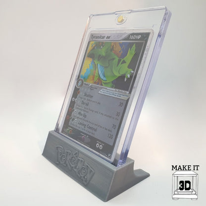 Pokemon Card Display Stand - fits Ultra Pro One Touch 35pt magnetic case - 3D Printed