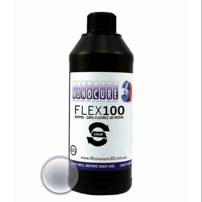 500mL / 1L Monocure Flex 100 405nm Photopolymer Flexible 3D Printing Resin