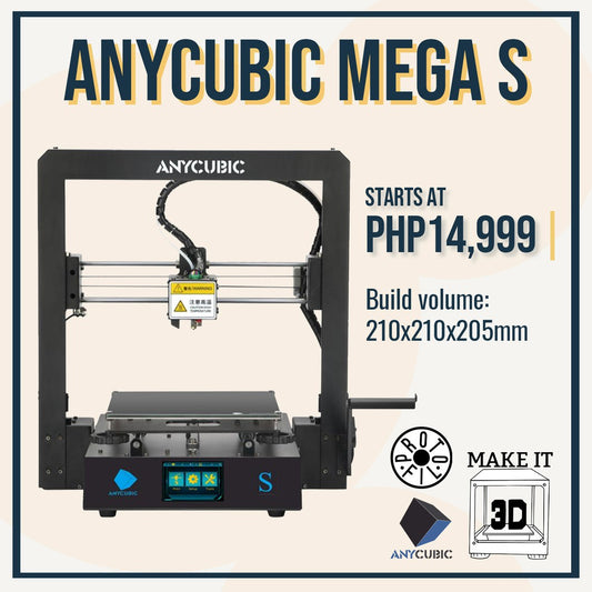 Anycubic Mega S - FDM 3D Printer - Beginner friendly and easy assembly