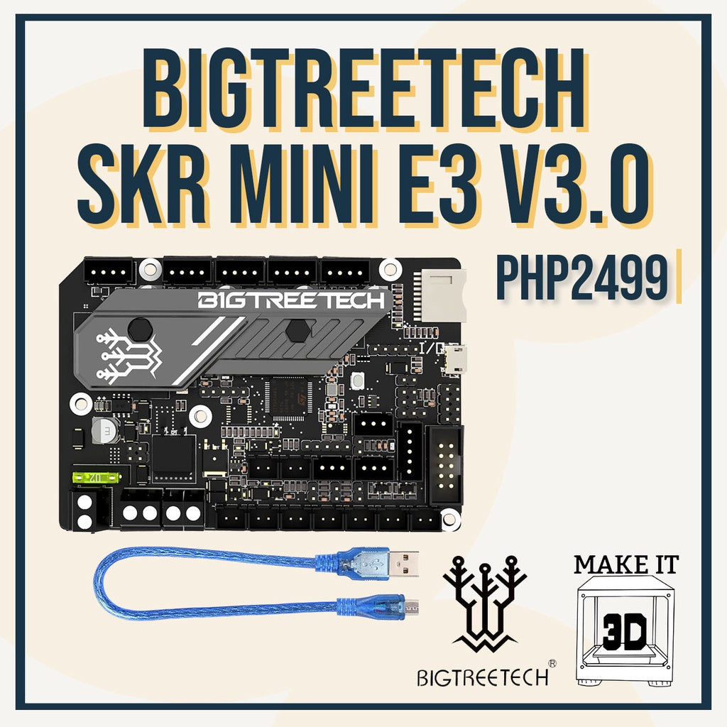 BTT BIGTREETECH SKR MINI E3 V3.0 32 Bit 3D Printer Board For Ender 3, Ender 5, CR-10 Biqu