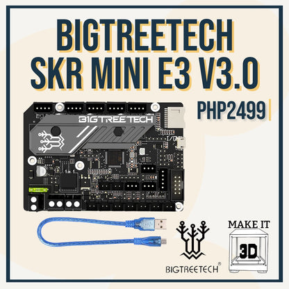 BTT BIGTREETECH SKR MINI E3 V3.0 32 Bit 3D Printer Board For Ender 3, Ender 5, CR-10 Biqu