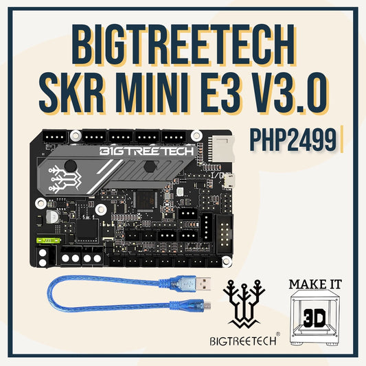 BTT BIGTREETECH SKR MINI E3 V3.0 32 Bit 3D Printer Board For Ender 3, Ender 5, CR-10 Biqu