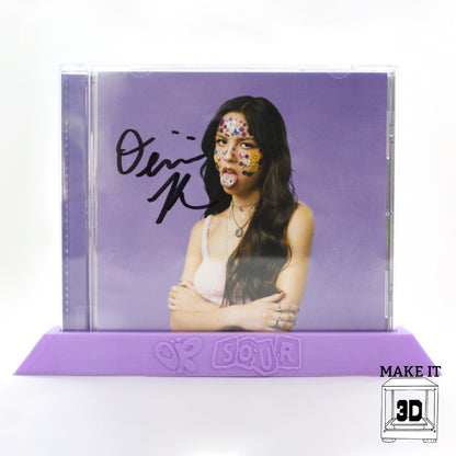 Olivia Rodrigo CD Display Stand - 3D Printed by Make It 3D