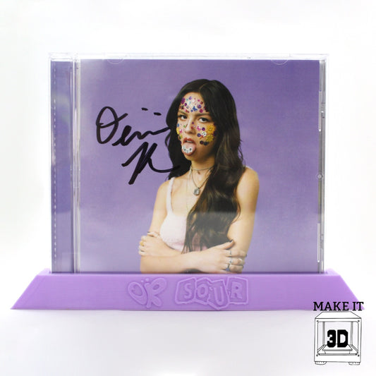 Olivia Rodrigo CD Display Stand - 3D Printed by Make It 3D