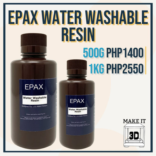 EPAX Gray Water Washable Resin - General Purpose 3D Printing Resin for mSLA 405nm 3D Printer