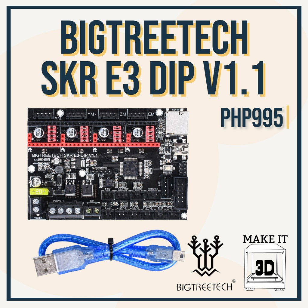 BTT BIGTREETECH SKR MINI E3 DIP V1.1 32 Bit 3D Printer Board Biqu