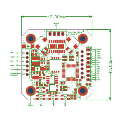 BTT BIGTREETECH S42B v2.0 Closed Loop Driver Stepper Motor Bundle for 3D Printer Parts Biqu