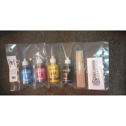 MONOCURE CMYK Pigment Set for SLA/DLP 3D Printing Resin
