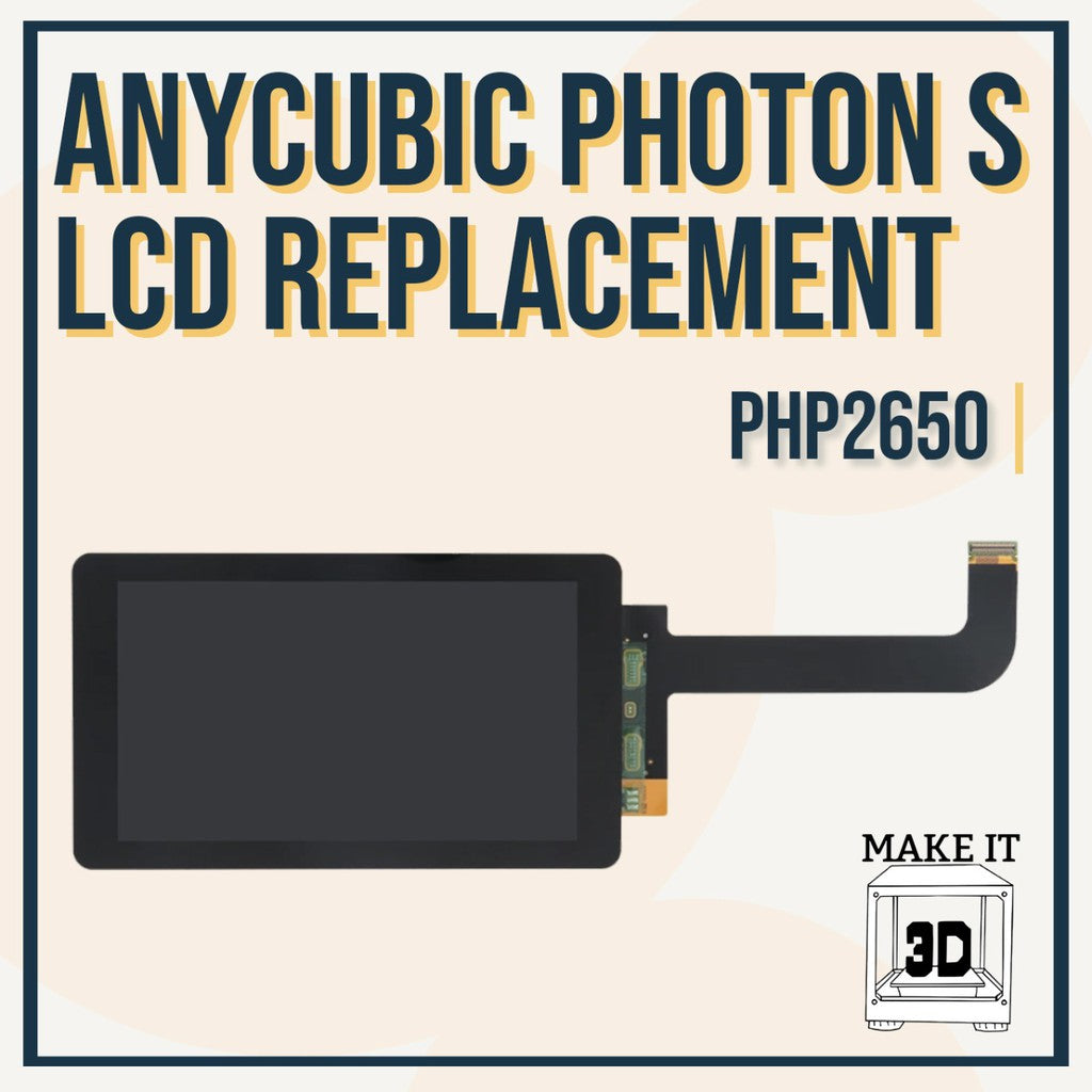 ANYCUBIC Photon S LCD Screen 2K Res. Replacement (Official ANYCUBIC Replacement part) for Photon S