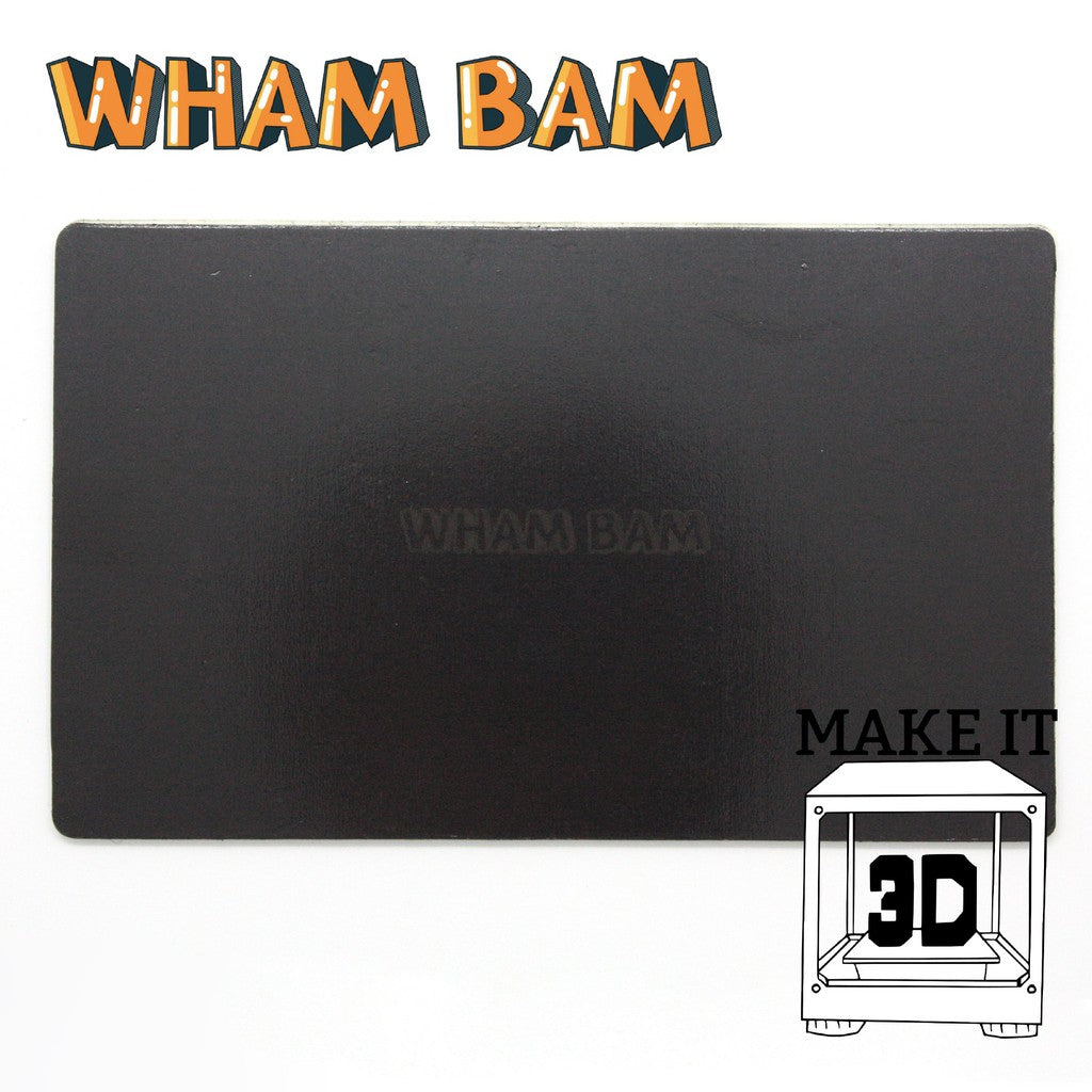 Wham Bam Flexible Build System Resin 3D Printers (Compatible with Anycubic, Creality, Elegoo, EPAX)