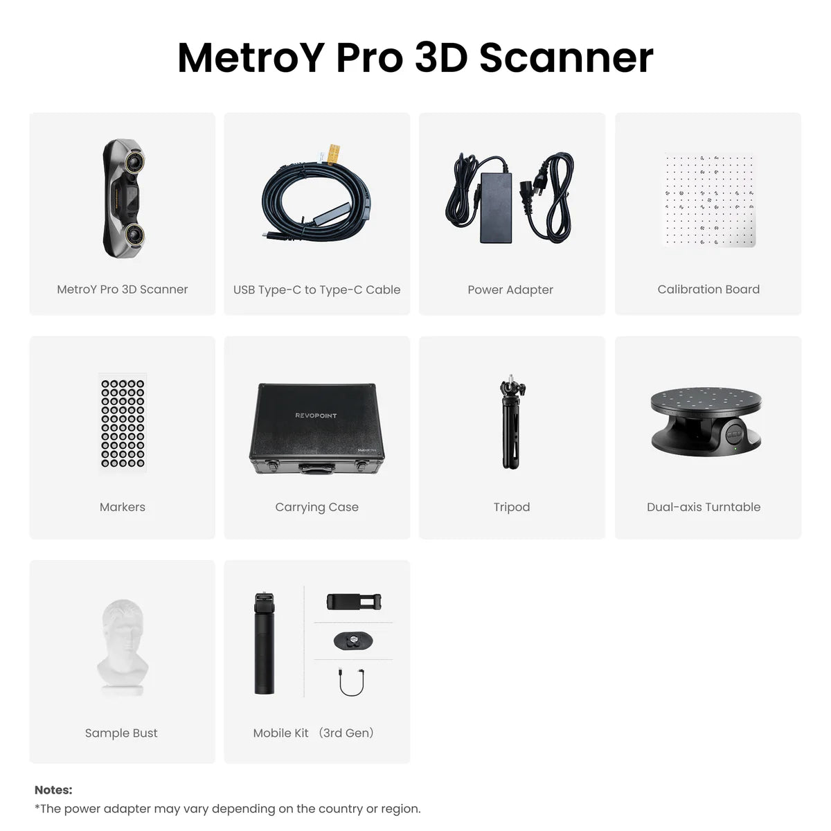 Revopoint Metro Y Pro (Advanced Edition) Professional Blue Laser 3D Scanner