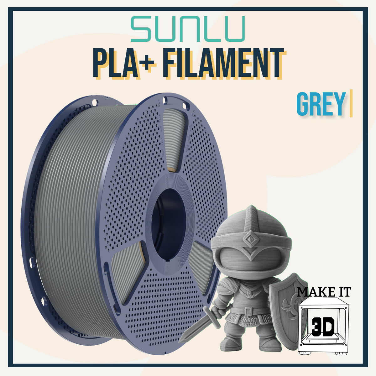 SUNLU PLA+ Filament 1.75mm 1kg 3D Printing Filament