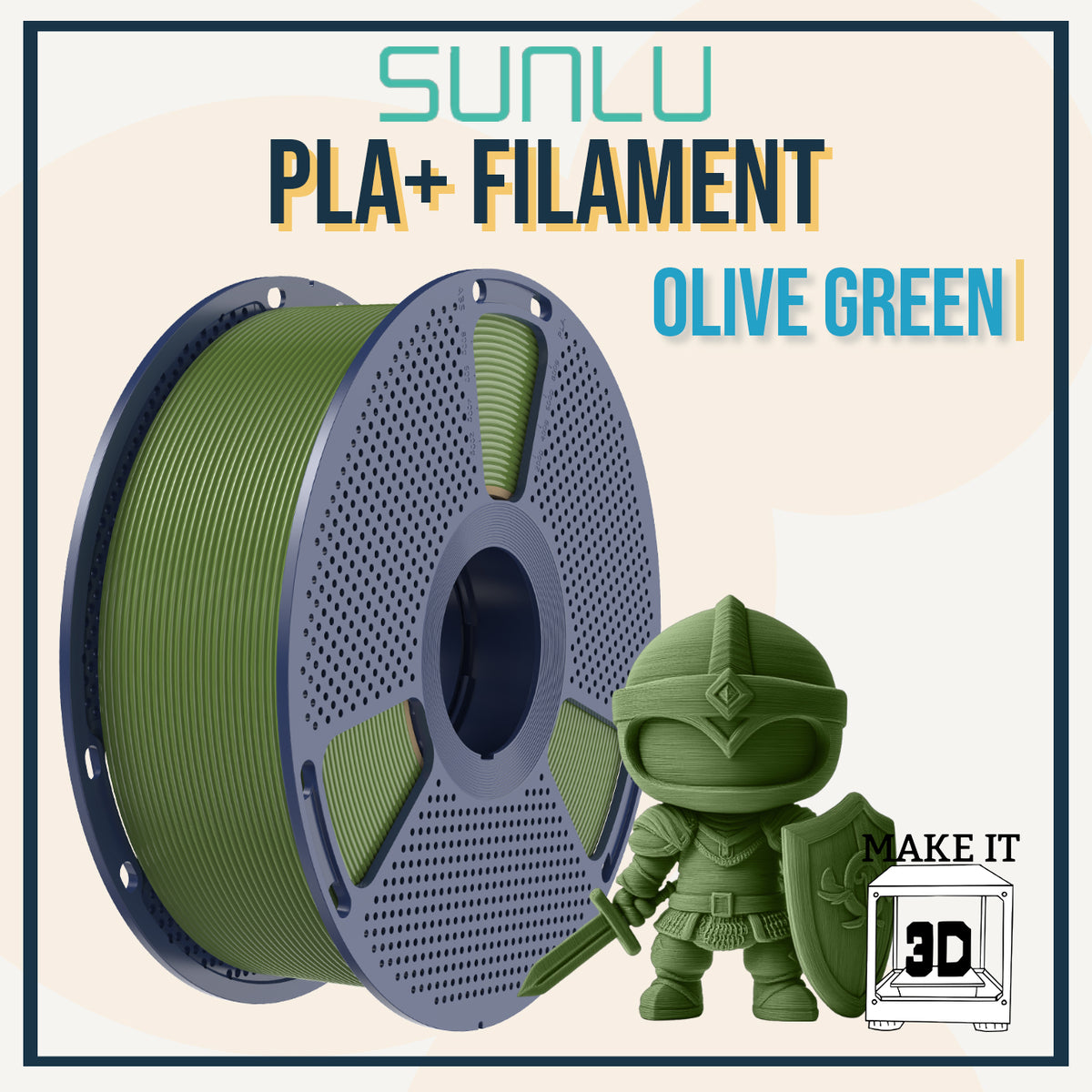SUNLU PLA+ Filament 1.75mm 1kg 3D Printing Filament