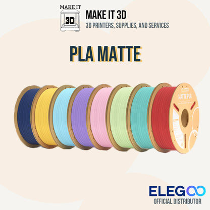 Elegoo PLA Matte Filament 1kg 1.75mm 3D Printing Filament
