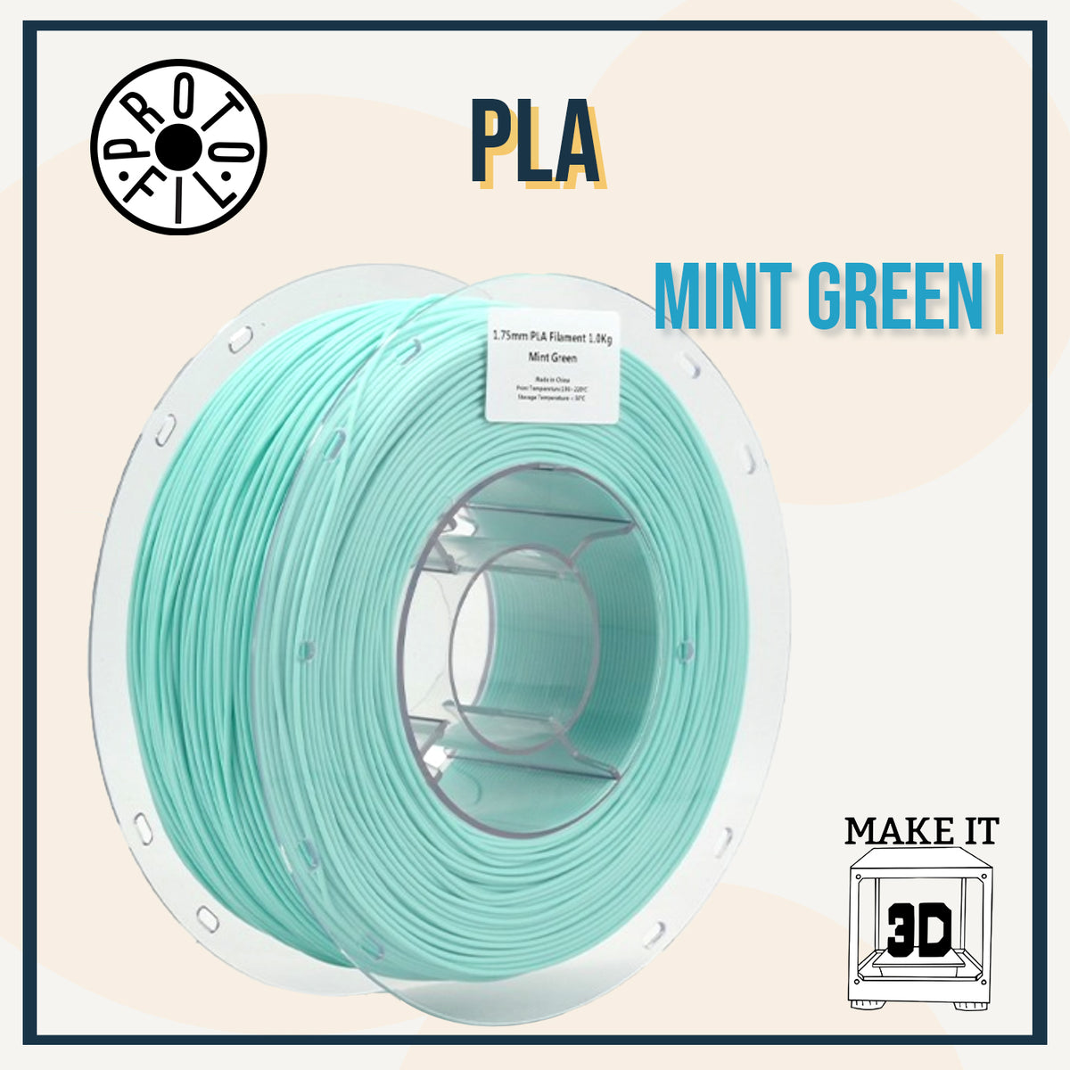 ProtoFil PLA Pro and PLA 3D Printer Filament 1.75mm | Bambu Lab Compatible Filament