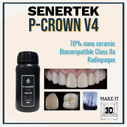 Senertek P-Crown V4 | Permanent Crown Dental Resin (Philippines)