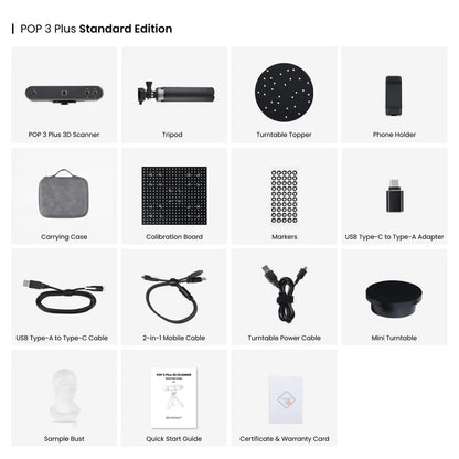 Revopoint POP 3 PLUS Portable 3D Scanner