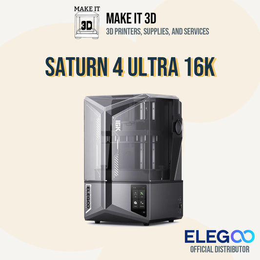 Elegoo Saturn 4 Ultra 16K | 10-inch 16K Resin 3D Printer (Philippines)