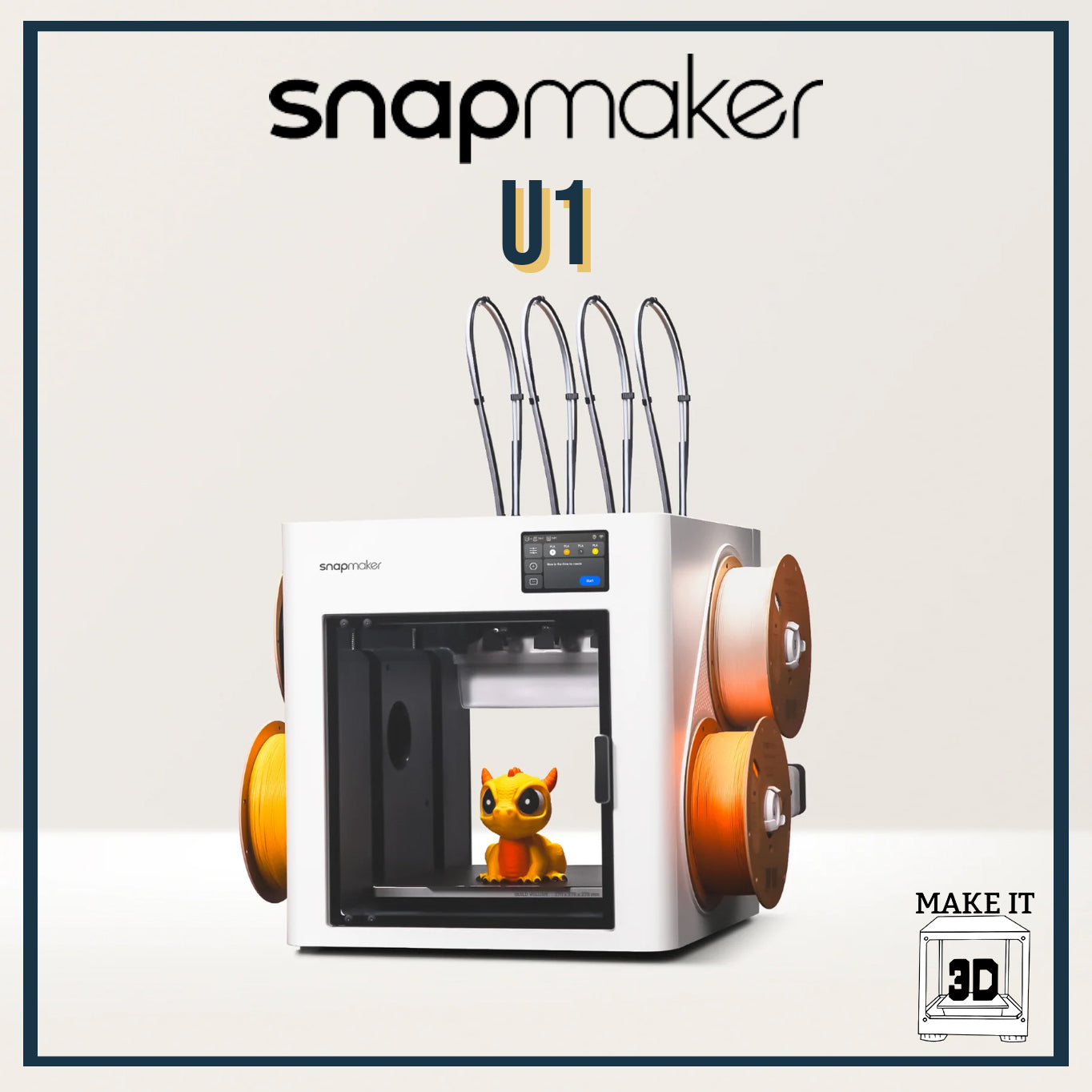Snapmaker U1 | 4-Toolhead Multi-Color FDM 3D Printer (Philippines)