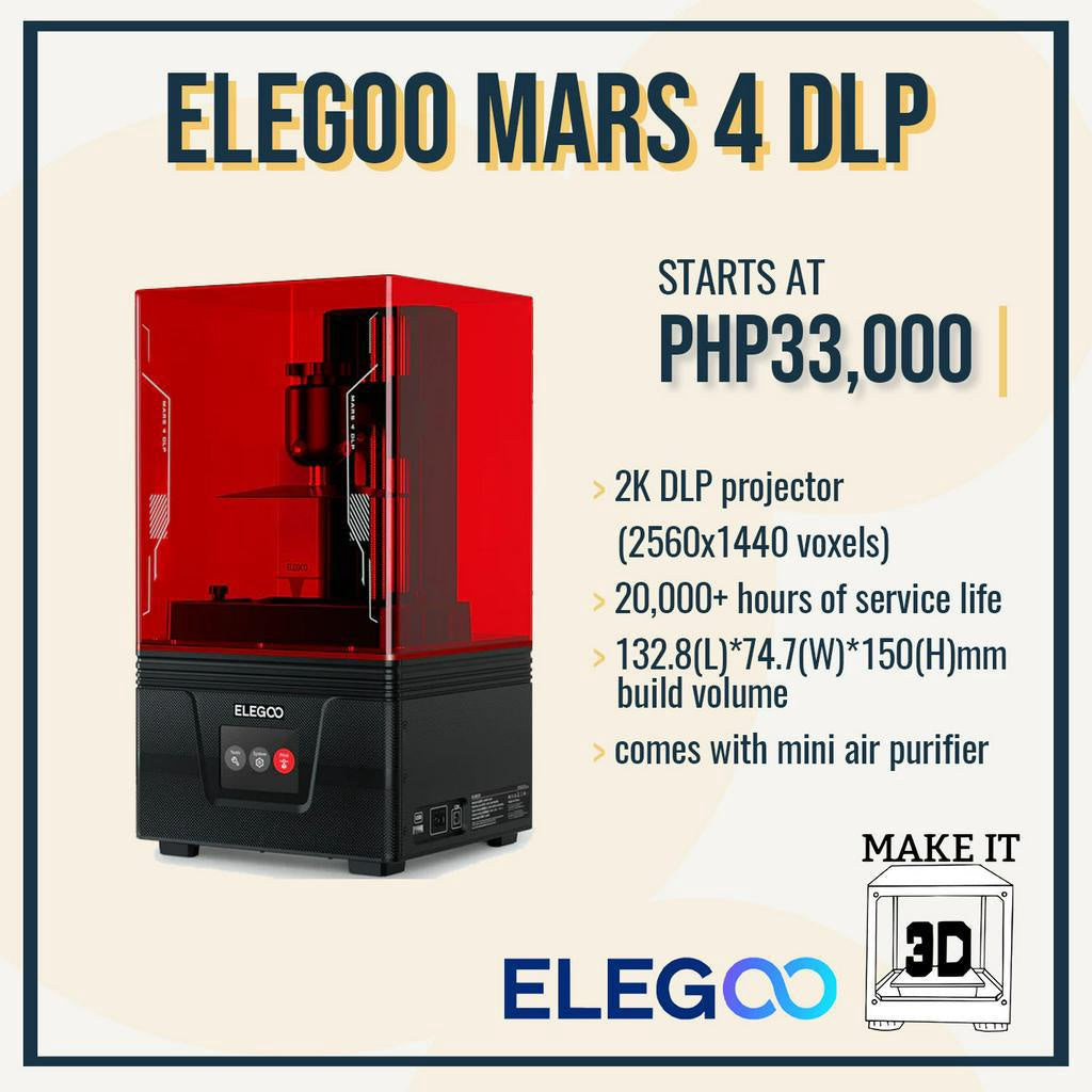 Elegoo Mars 4 DLP ultra-quiet resin 3D printer