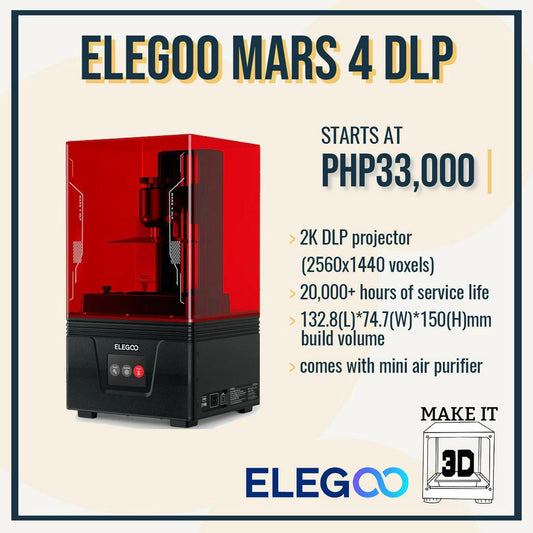Elegoo Mars 4 DLP ultra-quiet resin 3D printer