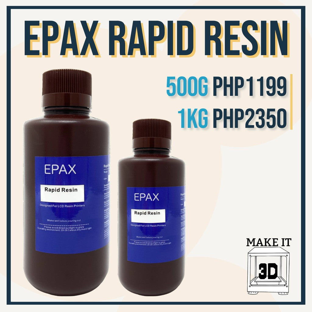 [CLEARANCE] EPAX Rapid Resin - General Purpose 3D Printing Resin (Check description for expiry)