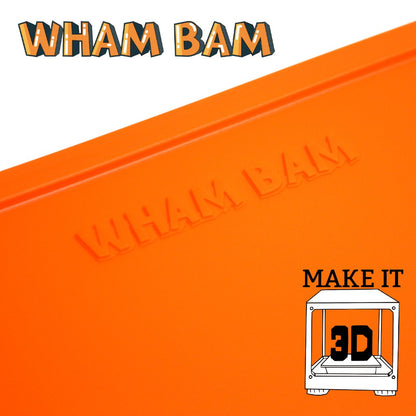 Wham Bam Slap Mat and Mega (Silicone Mat for Resin 3D Printer like Creality, Anycubic, EPAX, Elegoo)