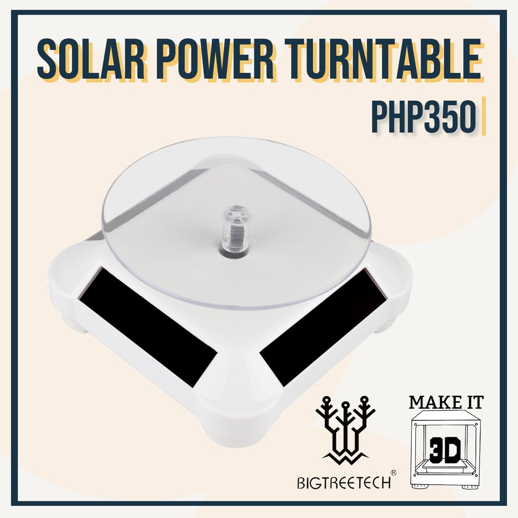 UV Curing Lamp and Solar Rotating Stand for Resin 3D Printers