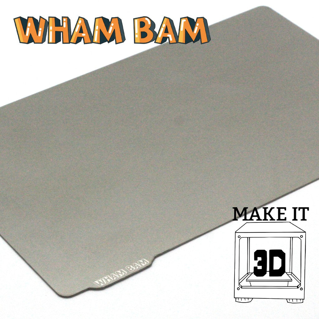 Wham Bam Flexible Build System Resin 3D Printers (Compatible with Anycubic, Creality, Elegoo, EPAX)