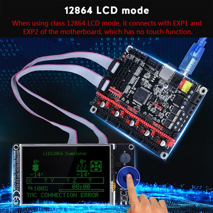 BTT BIGTREETECH TFT35 V3.0, TFT35 E3 V3.0, PITFT50 V2, TFT70-BX Touch Screen Display