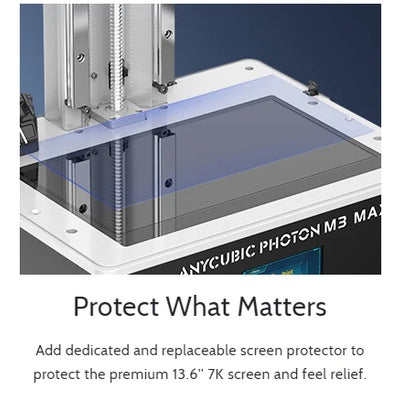 Anycubic Photon M3 Max 7k - Fast Large Format mSLA Resin 3D Printer with Auto Resin Filler