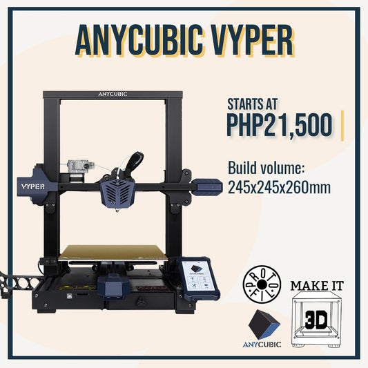 Anycubic Vyper - Smart and Silent FDM 3D Printer with Auto Leveling