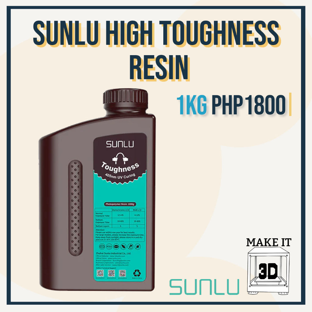 SUNLU 1kg High Toughness 3D Printing Resin - 3D Printer UV Resin 405nm