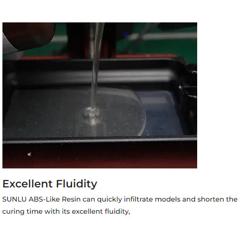 SUNLU Resin 1kg ABS-Like 3D Printing Resin 3D Printer UV Resin 405nm