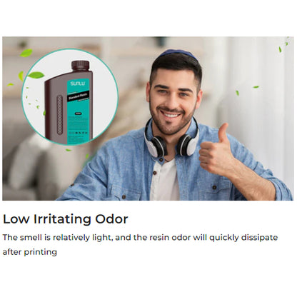 SUNLU Resin 1kg Standard 3D Printing Resin + 3D Printer Resin 405nm