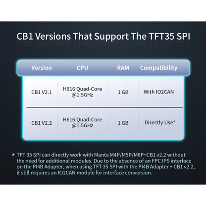 BigTreeTech TFT35 SPI V2.1 Touch Screen for CB1