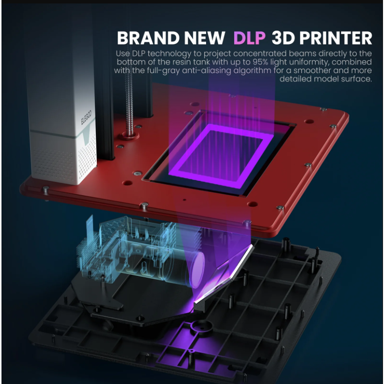 Elegoo Mars 4 DLP ultra-quiet resin 3D printer