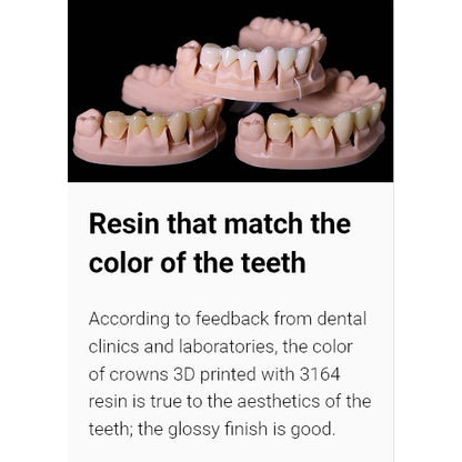 500g iFun Temporary Crown Resin Biocompatible Dental 3D printing resin