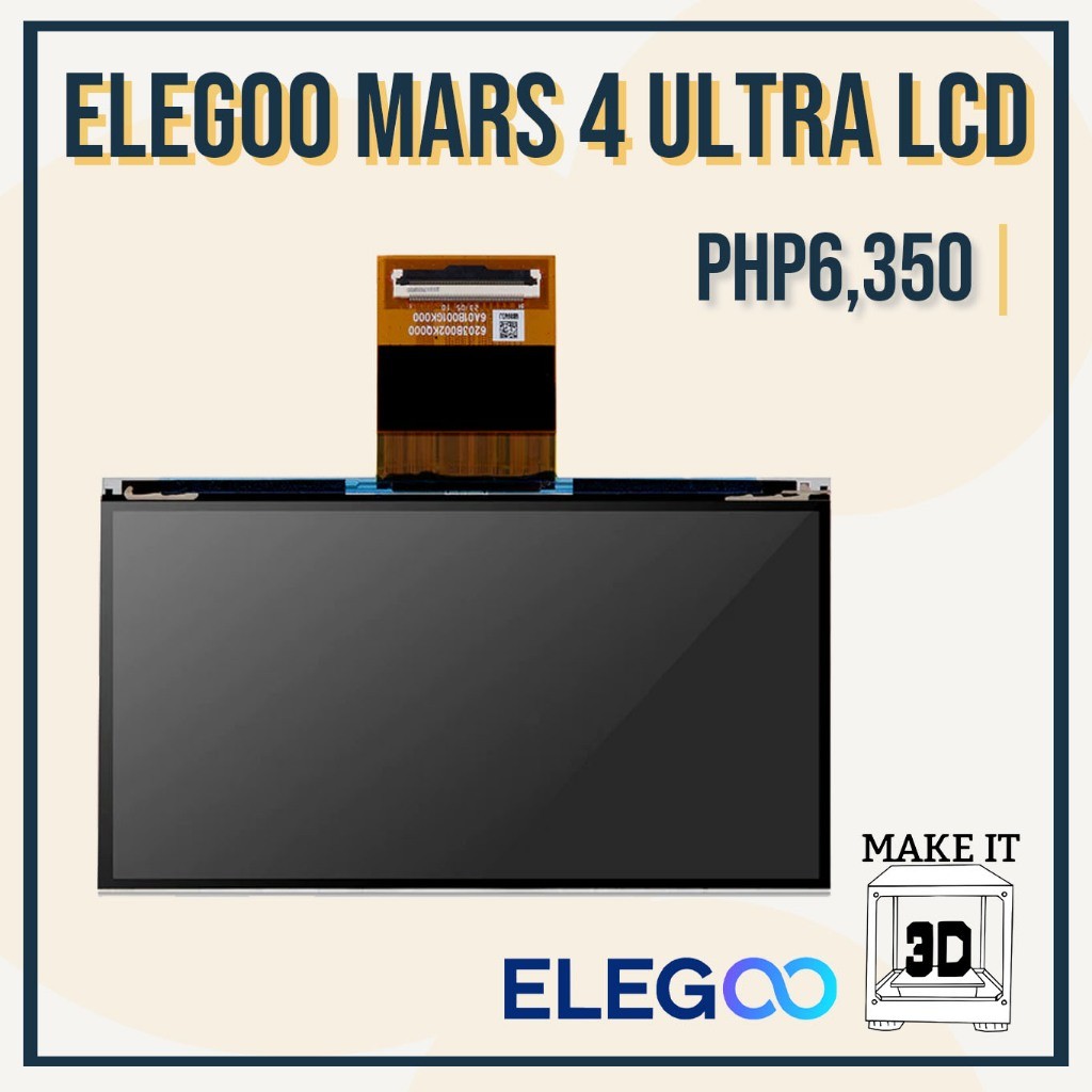 ELEGOO LCD Screen Replacement Mars 3/Pro LCD, Mars 4/5 Ultra, Saturn 2, Saturn 3/4/Ultra LCD