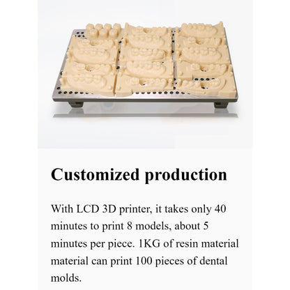 500g iFun Dental Mould 3D printer Resin Biocompatible dental 3D printing resin